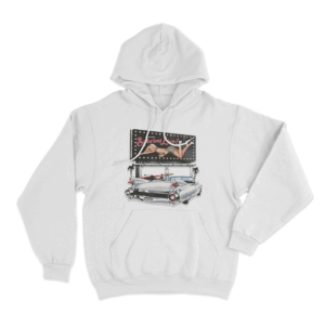 Sabrina Billboard Unisex Hoodie White