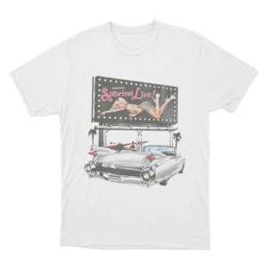 Sabrina Billboard Unisex T Shirt White