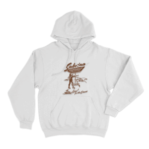 Sabrina Live In The Desert Unisex Hoodie White