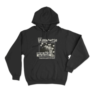 Sabrinawood Post Unisex Hoodie Black