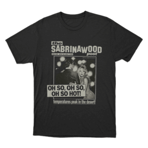 Sabrinawood Post Unisex T Shirt Black