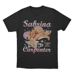 abrina Carpenter Coachella Unisex T Shirt Black