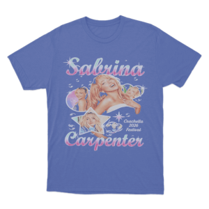 abrina Carpenter Coachella Unisex T Shirt Blue